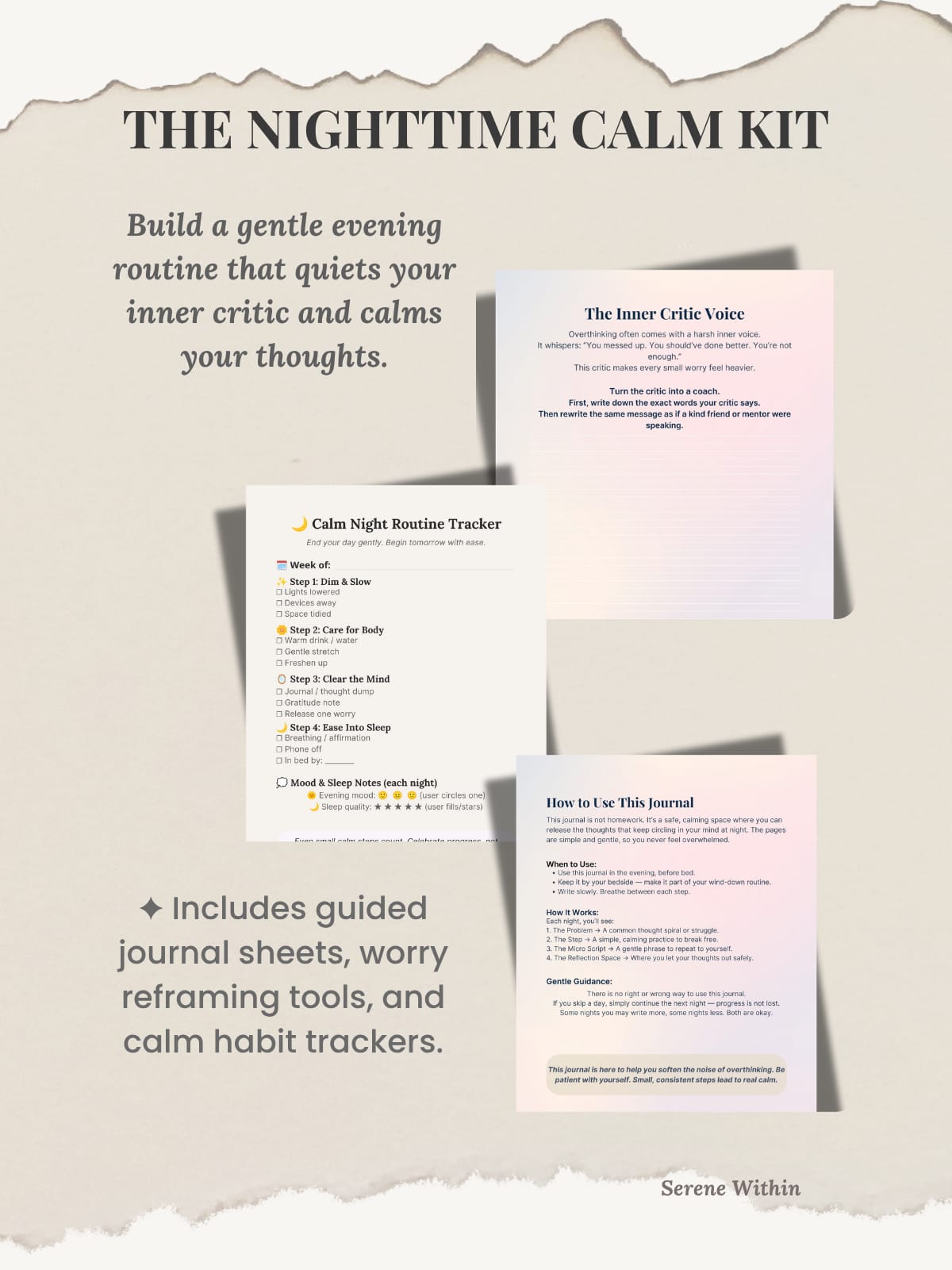 Nighttime Overthinking Relief Kit cover